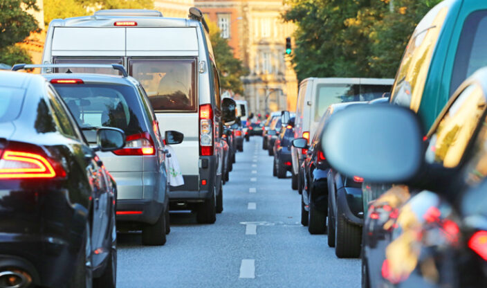 Autos im Stau