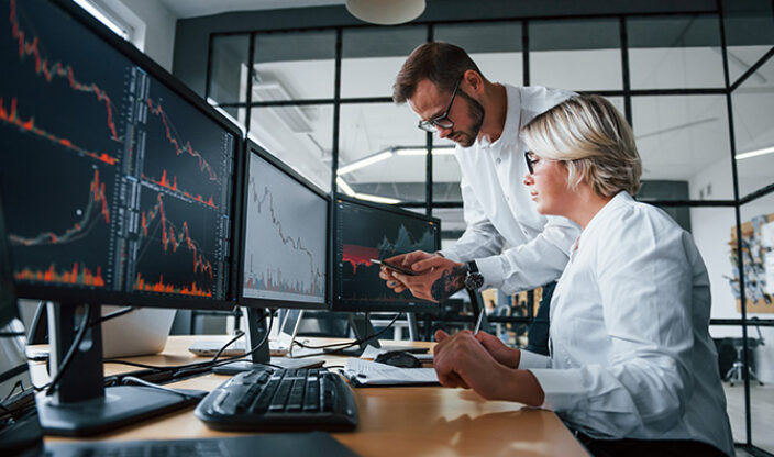 Geld anlegen an der Börse