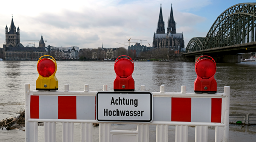 Warnung vor Hochwasser