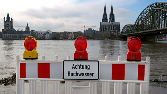 Warnung vor Hochwasser